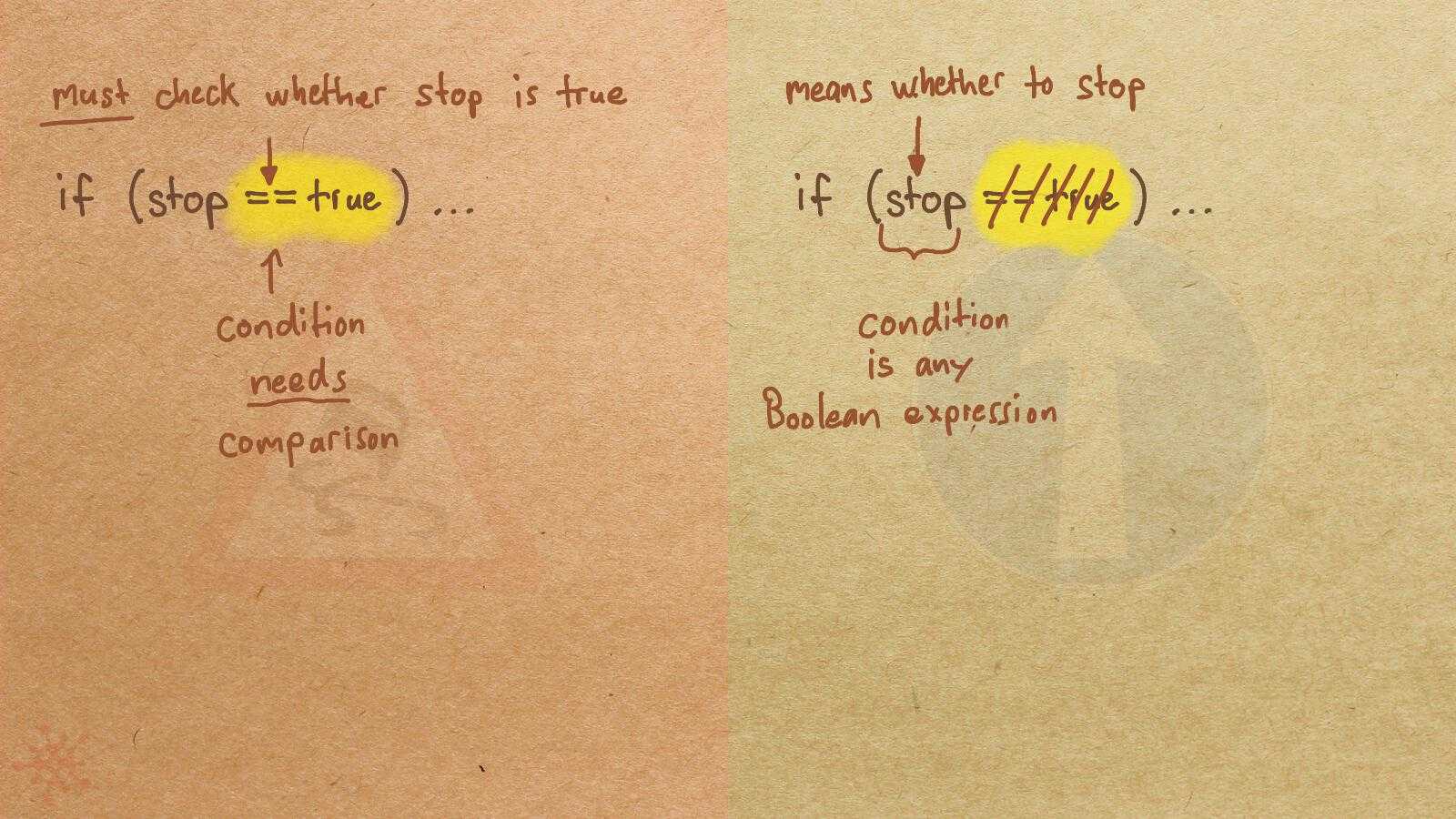 ComparisonWithBooleanLiteral